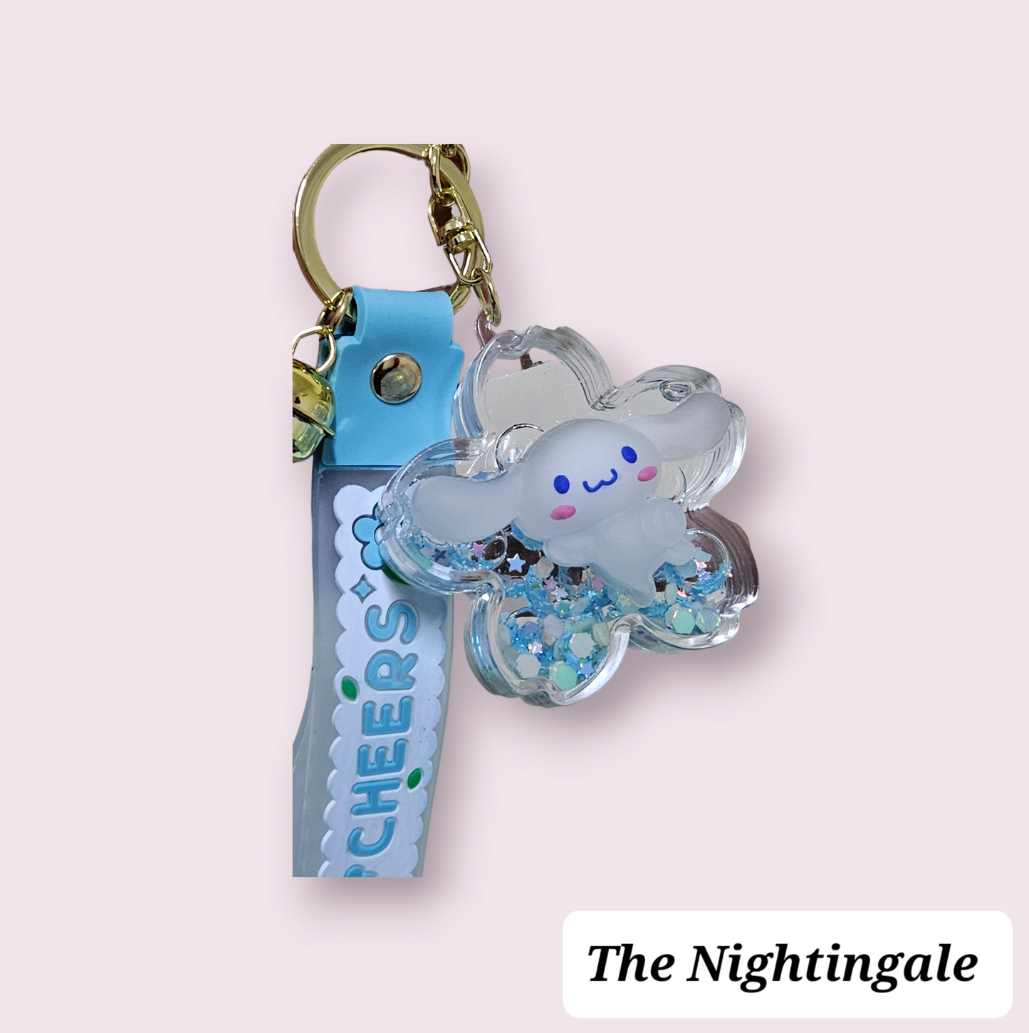 Glow in the dark cherry keychain